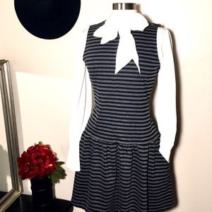 Free People Striped Jumper Dress